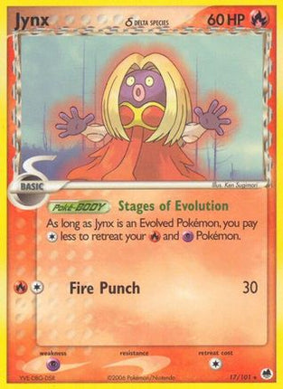 Jynx (Delta Species) - 17/106 [Dragon Frontiers] Reverse Holofoil