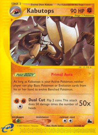 Kabutops (14) - 14/144 [Skyridge]
