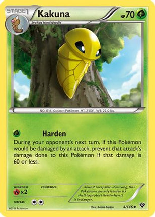 Kakuna - 4/106 [XY Base Set] Reverse Holofoil