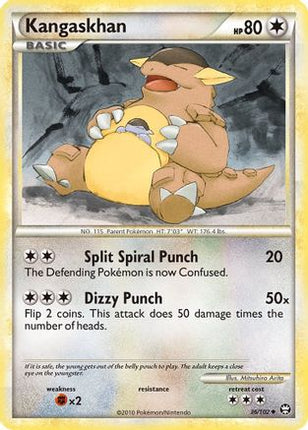 Kangaskhan - 36/106 [Triumphant] Reverse Holofoil