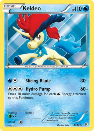 Keldeo (47) - 47/149 [Boundaries Crossed] Holofoil