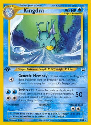 Kingdra - 19/64 [Neo Revelation] 1st Edition