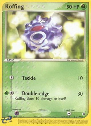 Koffing - 54/109 [Ruby and Sapphire] Reverse Holofoil