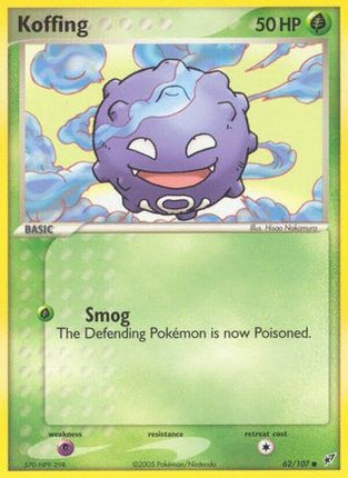 Koffing - 62/107 [Deoxys] Reverse Holofoil