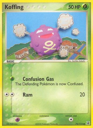 Koffing - 72/113 [Delta Species] Reverse Holofoil