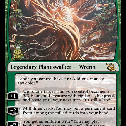 Wrenn and Realmbreaker [March of the Machine Promos] Prerelease Foil
