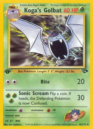 Koga's Golbat - 46/132 [Gym Challenge] 1st Edition