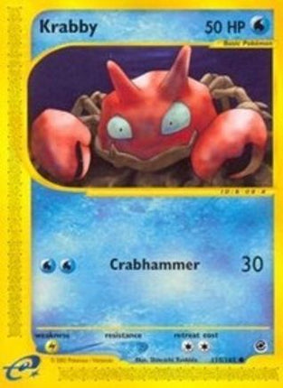 Krabby - 115/165 [Expedition] Reverse Holofoil