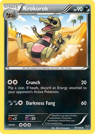 Krokorok - 70/106 [XY Base Set] Reverse Holofoil