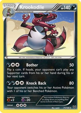 Krookodile - 71/106 [XY Base Set] Reverse Holofoil