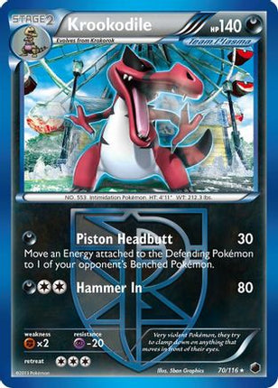 Krookodile (Team Plasma) - 70/106 [Plasma Freeze]