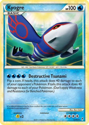 Kyogre - 12/95 [Call of Legends] Reverse Holofoil