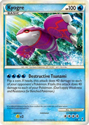Kyogre (Shiny) - SL6/95 [Call of Legends] Holofoil