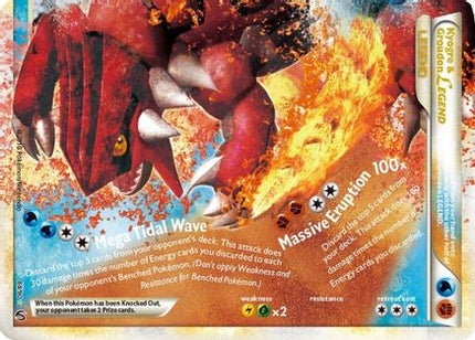 Kyogre & Groudon Legend (Bottom) - 88/106 [Undaunted] Holofoil