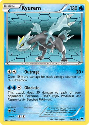 Kyurem - 34/101 [Noble Victories] Holofoil