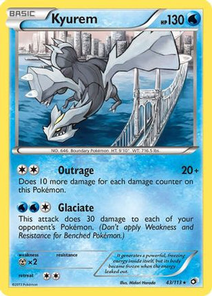 Kyurem - 43/106 [Legendary Treasures] Holofoil