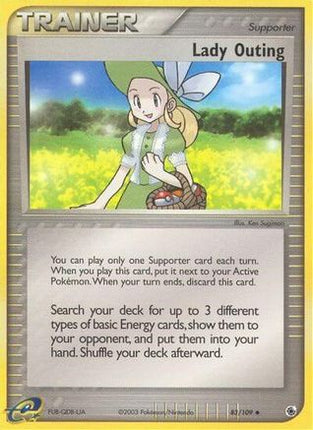 Lady Outing - 83/109 [Ruby and Sapphire] Reverse Holofoil