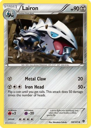 Lairon - 58/106 [Plasma Blast] Reverse Holofoil