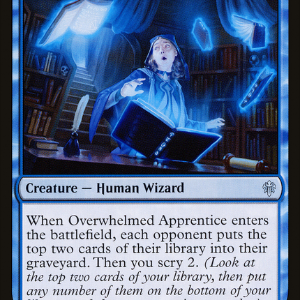 Overwhelmed Apprentice [Throne of Eldraine]