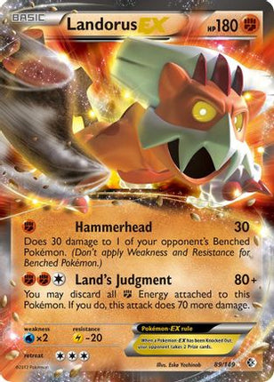 Landorus EX - 89/149 [Boundaries Crossed] Holofoil