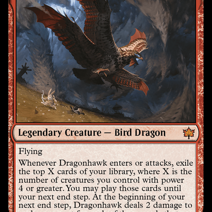 Dragonhawk, Fate's Tempest [Bloomburrow] Foil