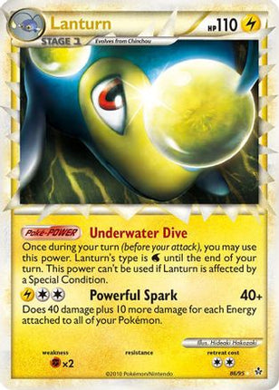 Lanturn (Prime) - 86/106 [Unleashed] Holofoil