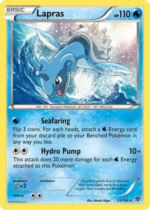 Lapras - 35/106 [XY Base Set] Reverse Holofoil