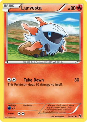 Larvesta (20) - 20/101 [Noble Victories]