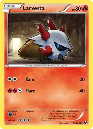 Larvesta (20) - 20/99 [Dark Explorers]