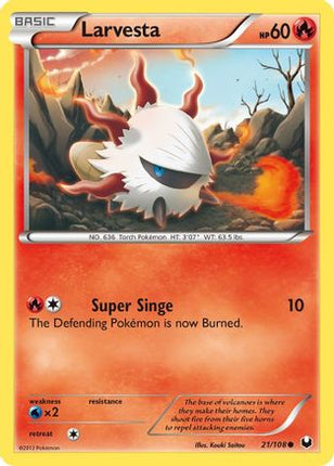 Larvesta (21) - 21/99 [Dark Explorers] Reverse Holofoil