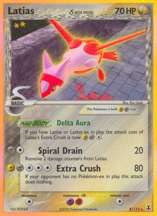 Latias (Delta Species) - 8/null [Delta Species] Holofoil