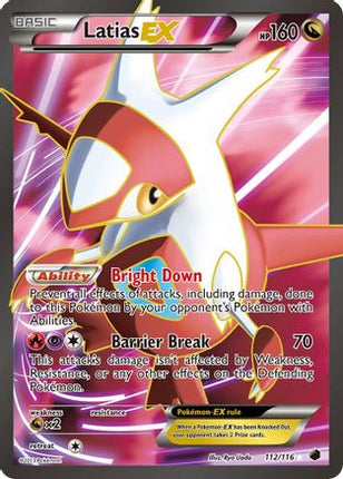 Latias EX (112 Full Art) - 112/106 [Plasma Freeze] Holofoil