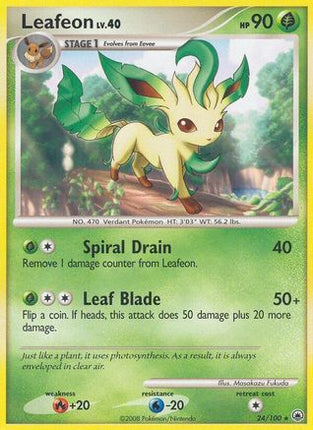 Leafeon (24) - 24/106 [Majestic Dawn] Reverse Holofoil