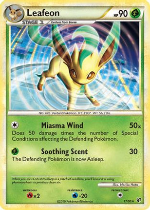 Leafeon - 17/106 [Undaunted] Reverse Holofoil