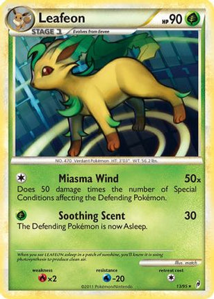 Leafeon - 13/95 [Call of Legends] Reverse Holofoil