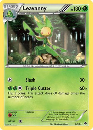 Leavanny (8) - 8/98 [Emerging Powers] Reverse Holofoil