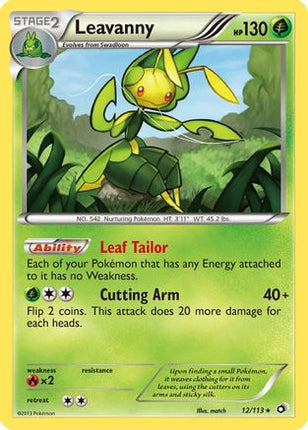Leavanny - 12/106 [Legendary Treasures] Holofoil