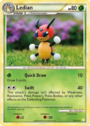 Ledian - 25/106 [HeartGold SoulSilver]
