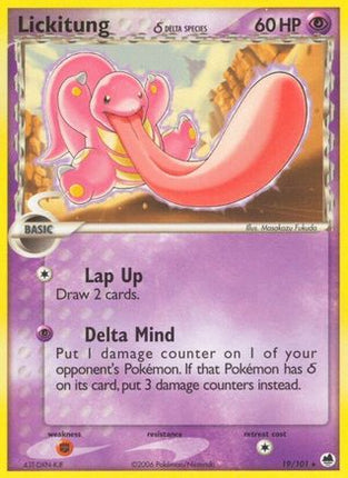 Lickitung (Delta Species) - 19/106 [Dragon Frontiers] Reverse Holofoil