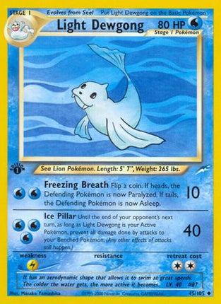 Light Dewgong - 45/105 [Neo Destiny] 1st Edition
