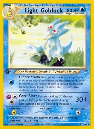 Light Golduck - 47/105 [Neo Destiny] 1st Edition
