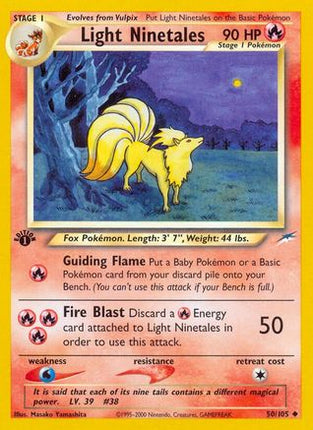 Light Ninetales - 50/105 [Neo Destiny] 1st Edition
