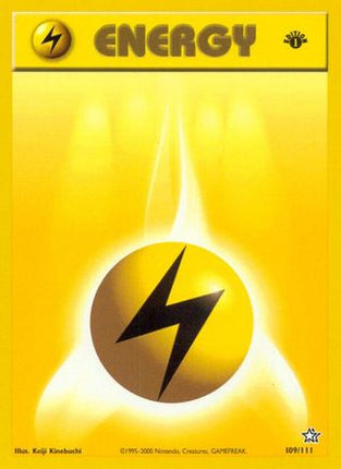 Lightning Energy - 109/111 [Neo Genesis] 1st Edition