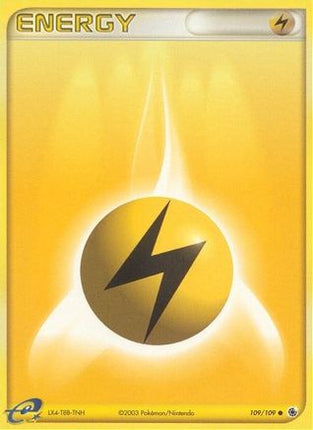 Lightning Energy - 109/109 [Ruby and Sapphire] Reverse Holofoil