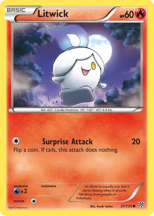Litwick - 21/108 [Plasma Storm] Reverse Holofoil
