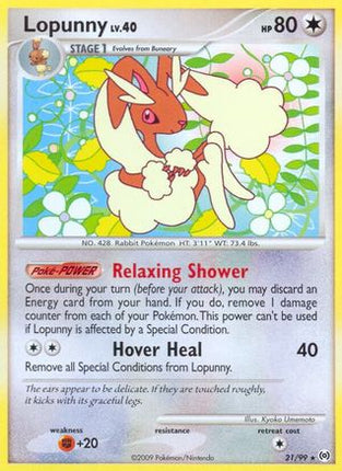 Lopunny - 21/106 [Arceus] Reverse Holofoil