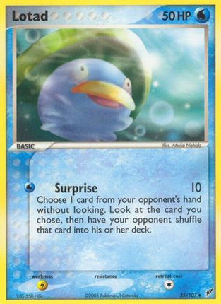 Lotad - 035/107 [Deoxys] Reverse Holofoil