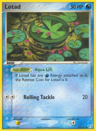 Lotad - 55/100 [Crystal Guardians] Reverse Holofoil