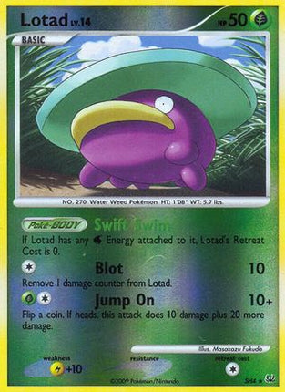 Lotad (Shiny) - SH4/106 [Platinum] Reverse Holofoil
