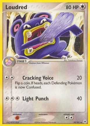 Loudred - 39/101 [Hidden Legends] Reverse Holofoil